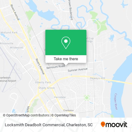 Mapa de Locksmith Deadbolt Commercial