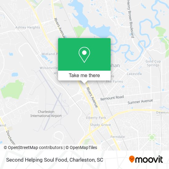 Mapa de Second Helping Soul Food