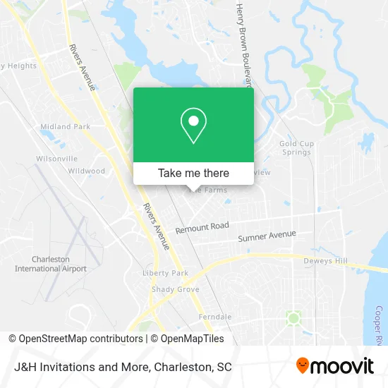 J&H Invitations and More map