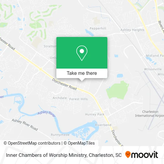 Inner Chambers of Worship Ministry map