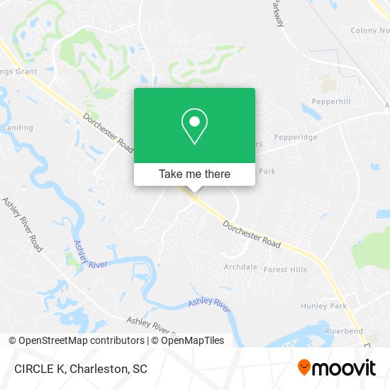 CIRCLE K map