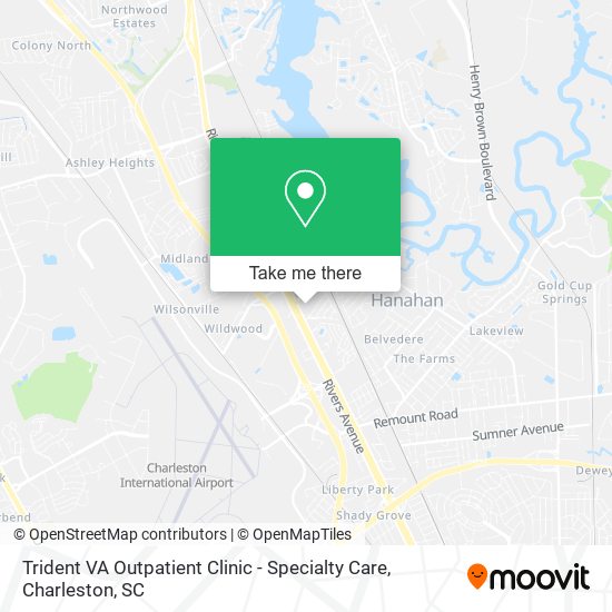 Mapa de Trident VA Outpatient Clinic - Specialty Care