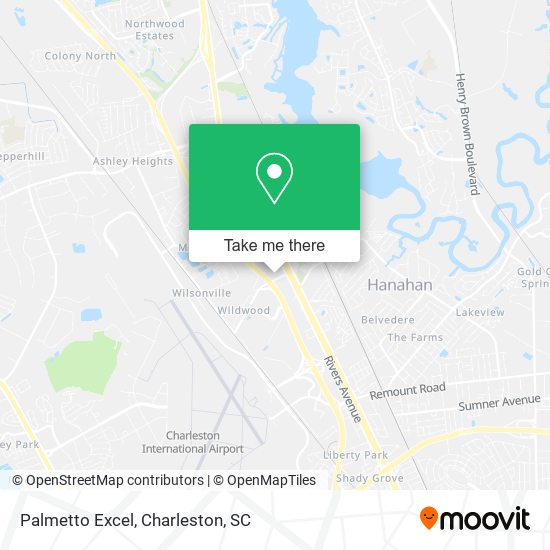 Palmetto Excel map