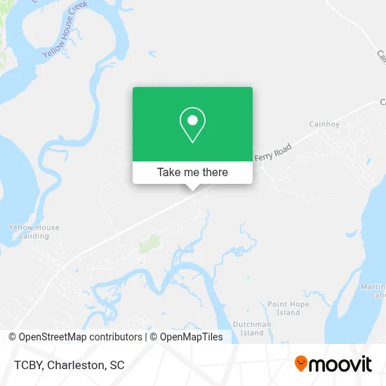 TCBY map