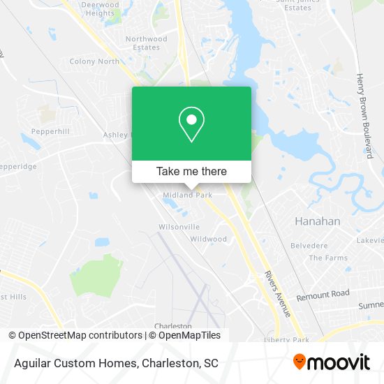 Aguilar Custom Homes map