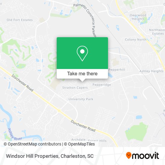 Windsor Hill Properties map