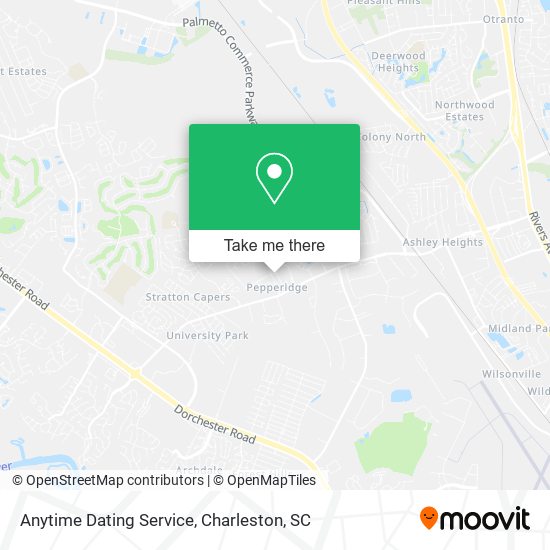 Anytime Dating Service map