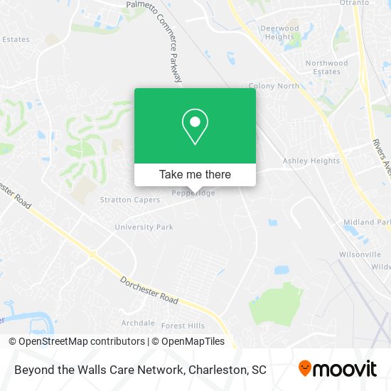 Beyond the Walls Care Network map