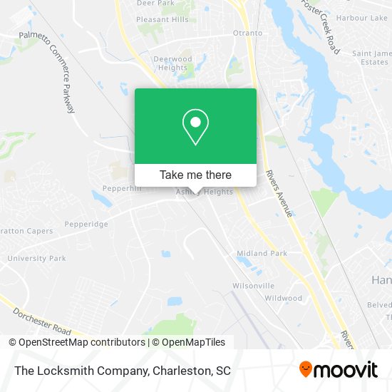 The Locksmith Company map