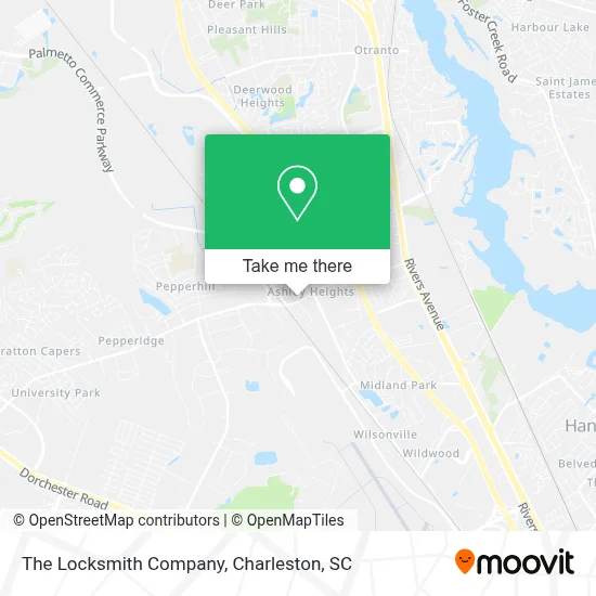 The Locksmith Company map