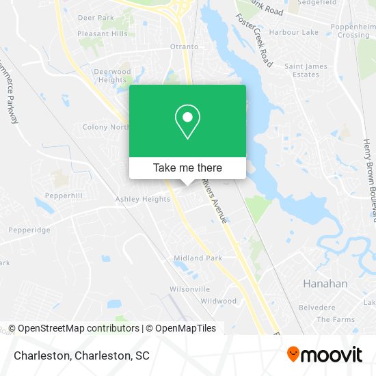 Mapa de Charleston