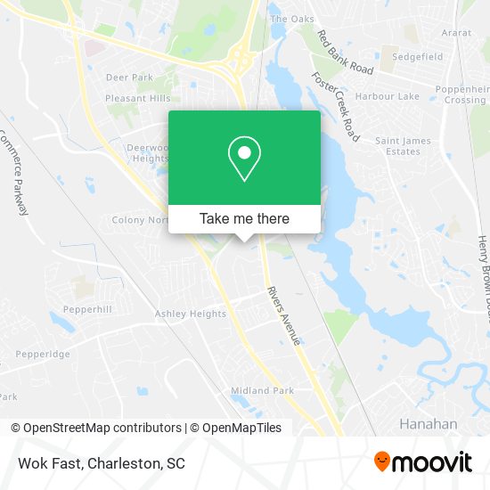 Mapa de Wok Fast