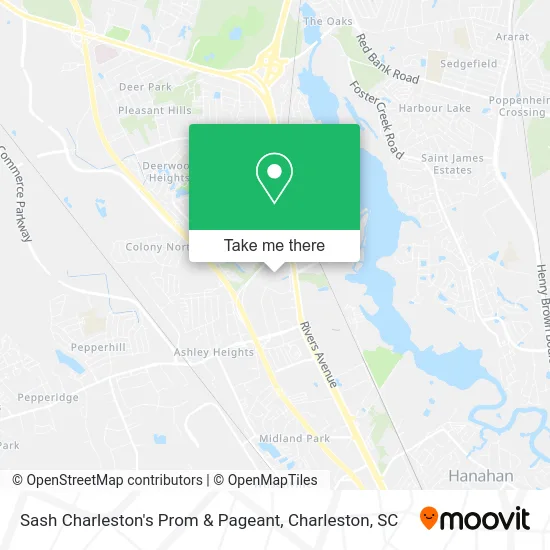 Sash Charleston's Prom & Pageant map