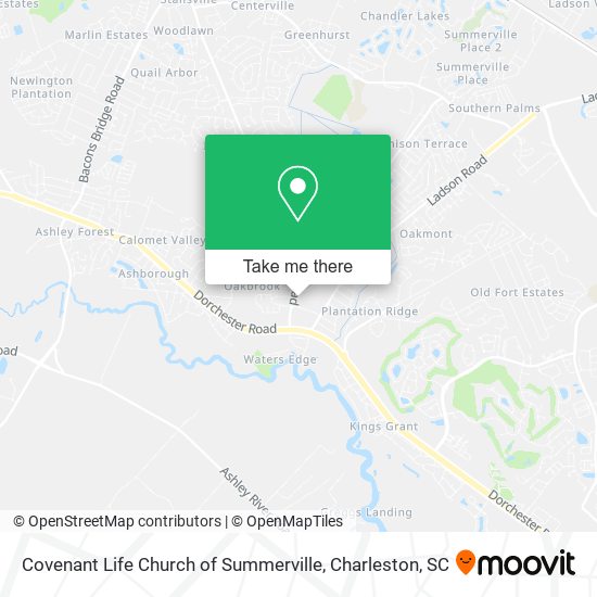Mapa de Covenant Life Church of Summerville
