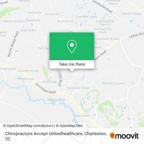 Chiropractors Accept Unitedhealthcare map