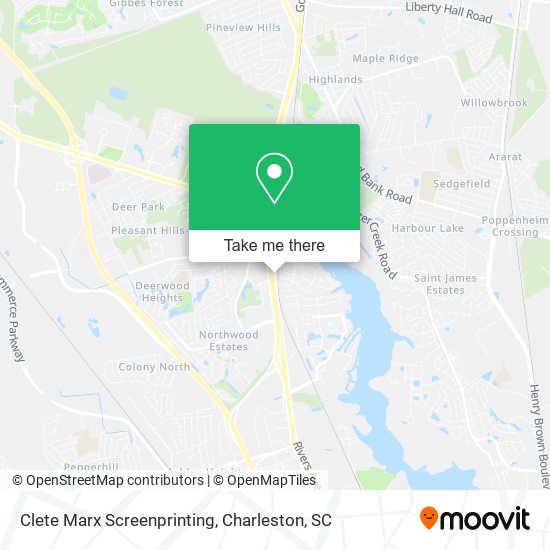 Clete Marx Screenprinting map