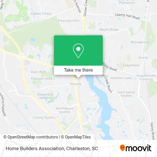 Home Builders Association map
