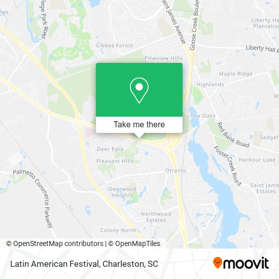 Latin American Festival map