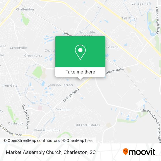 Market Assembly Church map