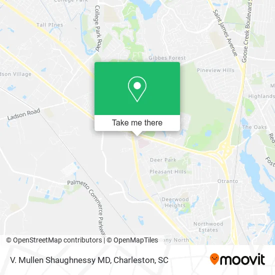 V. Mullen Shaughnessy MD map