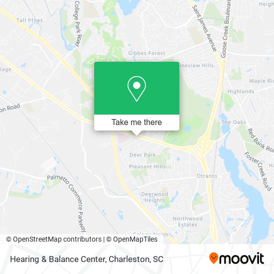 Hearing & Balance Center map