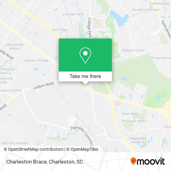 Mapa de Charleston Brace