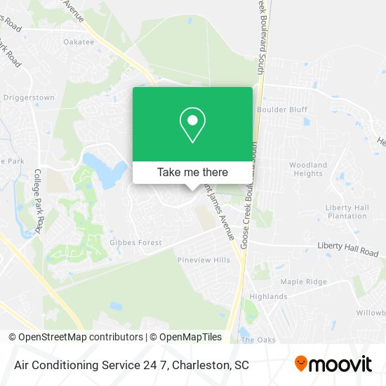 Mapa de Air Conditioning Service 24 7