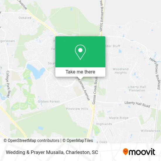 Wedding & Prayer Musalla map