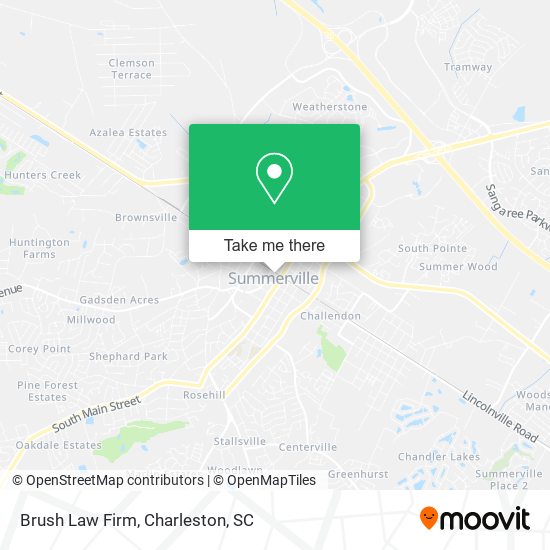 Mapa de Brush Law Firm