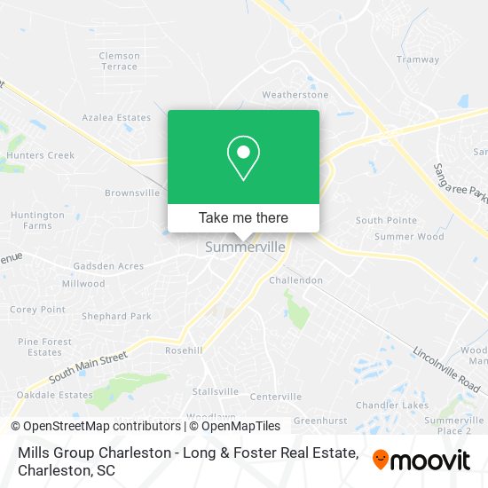 Mills Group Charleston - Long & Foster Real Estate map