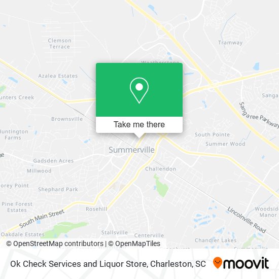 Ok Check Services and Liquor Store map