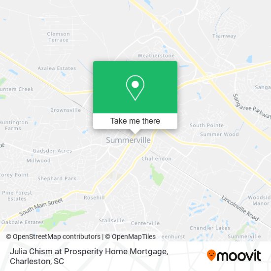 Julia Chism at Prosperity Home Mortgage map