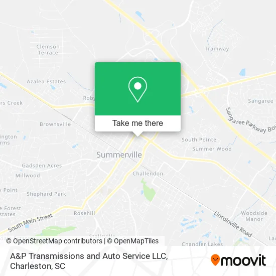 Mapa de A&P Transmissions and Auto Service LLC
