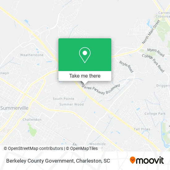 Berkeley County Government map