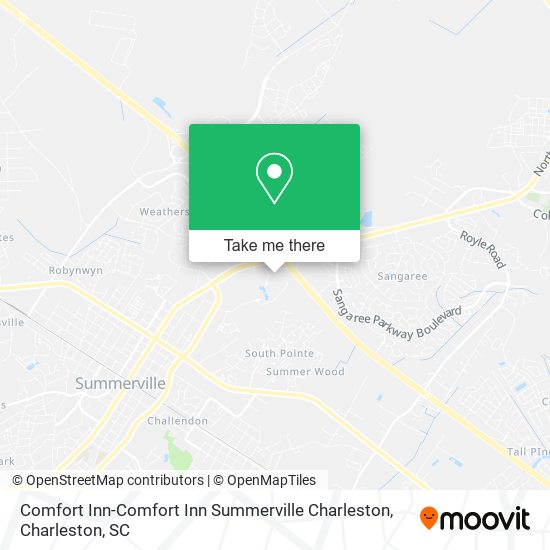 Comfort Inn-Comfort Inn Summerville Charleston map