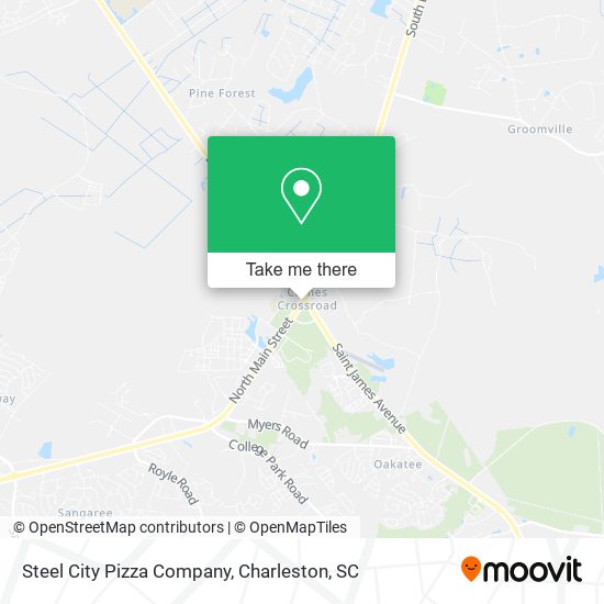 Mapa de Steel City Pizza Company