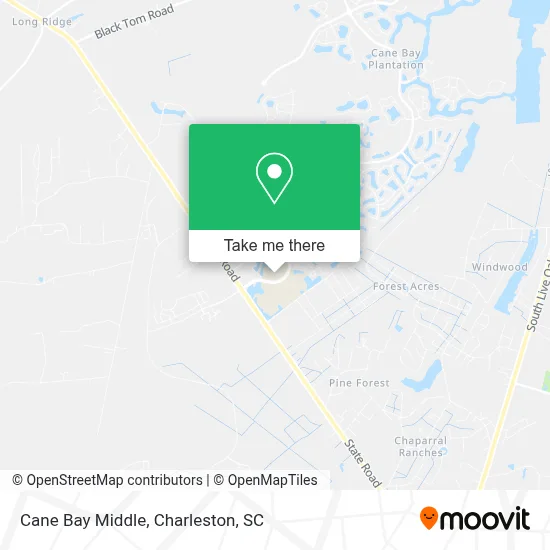 Cane Bay Middle map