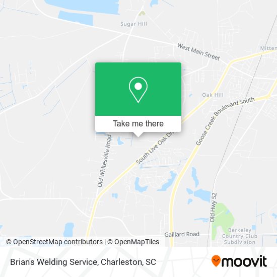 Brian's Welding Service map