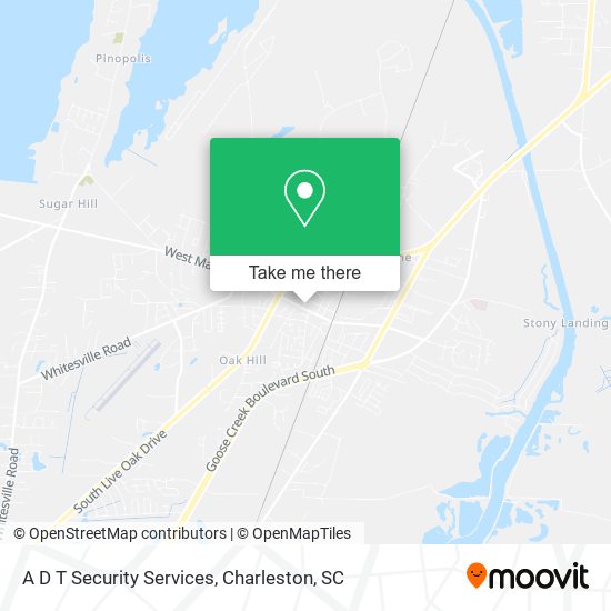 A D T Security Services map