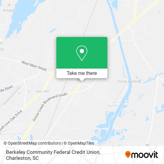 Berkeley Community Federal Credit Union map