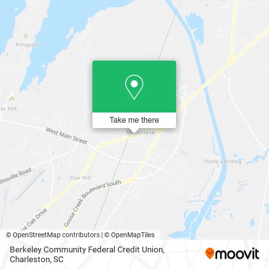 Mapa de Berkeley Community Federal Credit Union