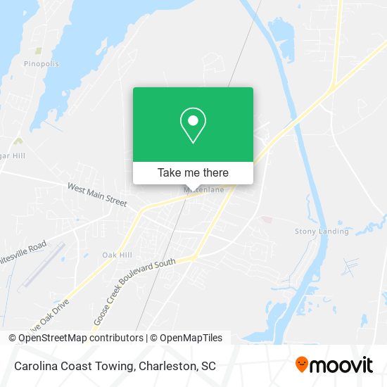 Carolina Coast Towing map