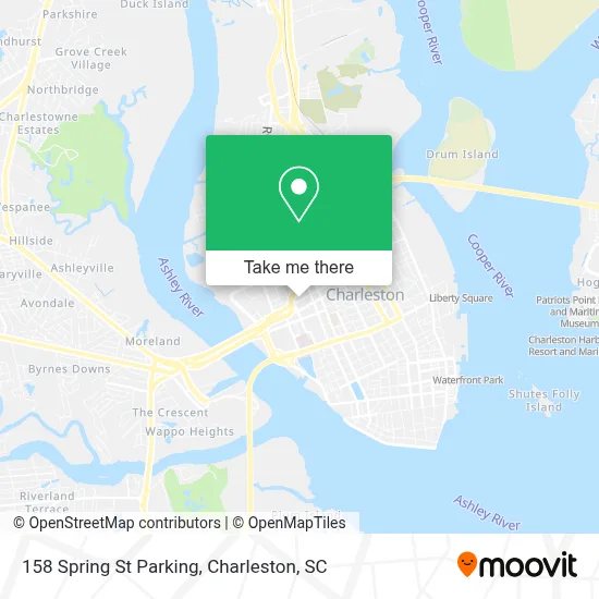 158 Spring St Parking map
