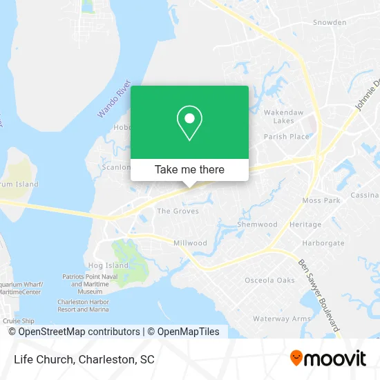 Life Church map
