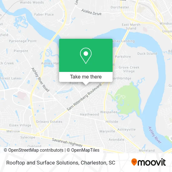 Rooftop and Surface Solutions map