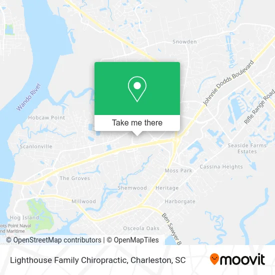 Lighthouse Family Chiropractic map