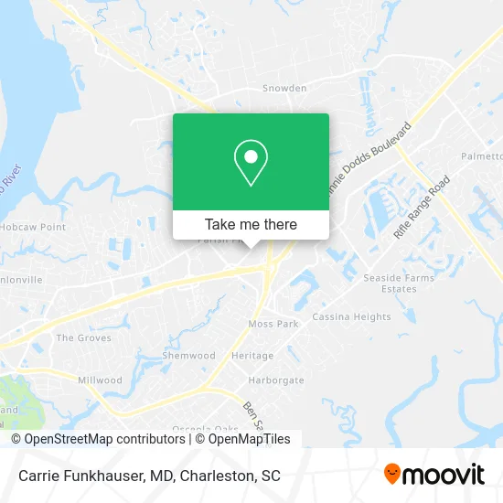 Mapa de Carrie Funkhauser, MD