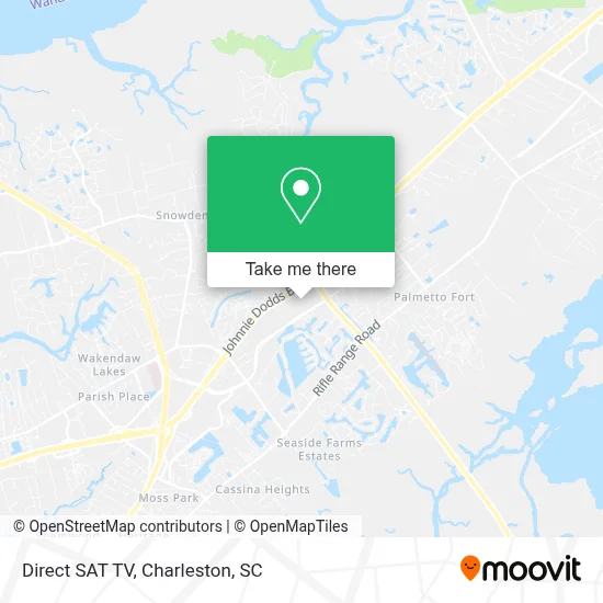 Direct SAT TV map