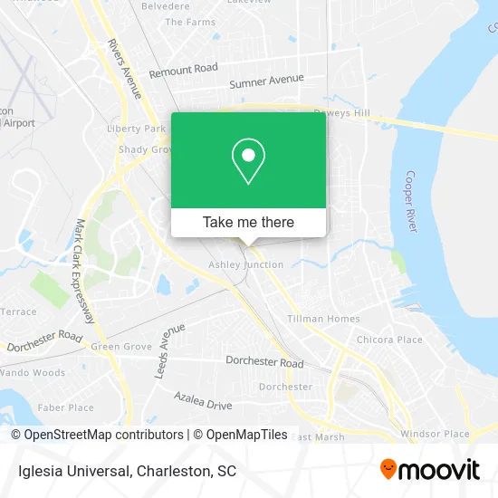 Iglesia Universal map