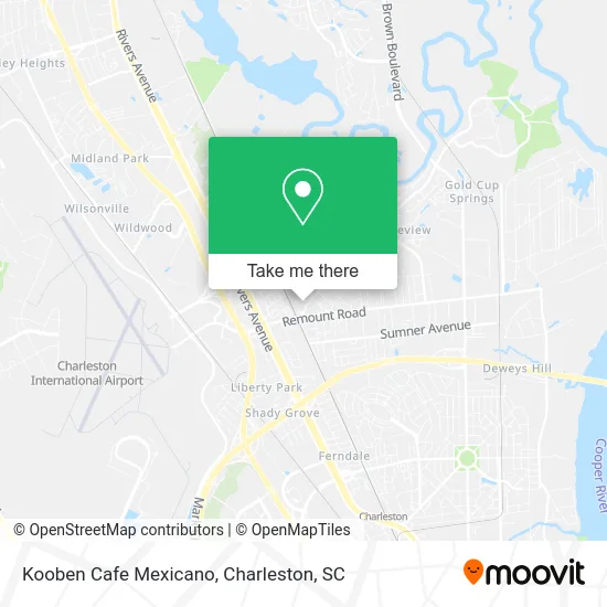 Mapa de Kooben Cafe Mexicano